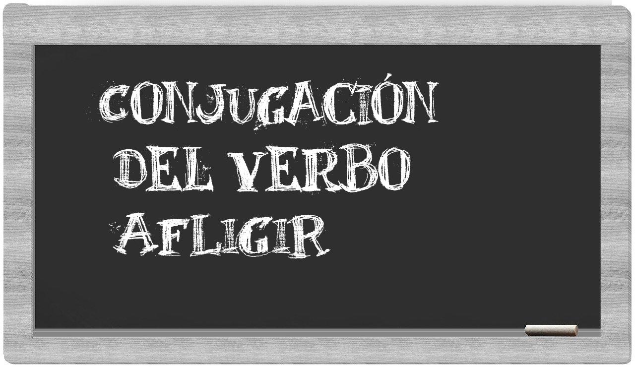 ¿afligir en sílabas?