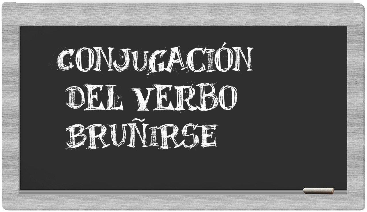 ¿bruñirse en sílabas?