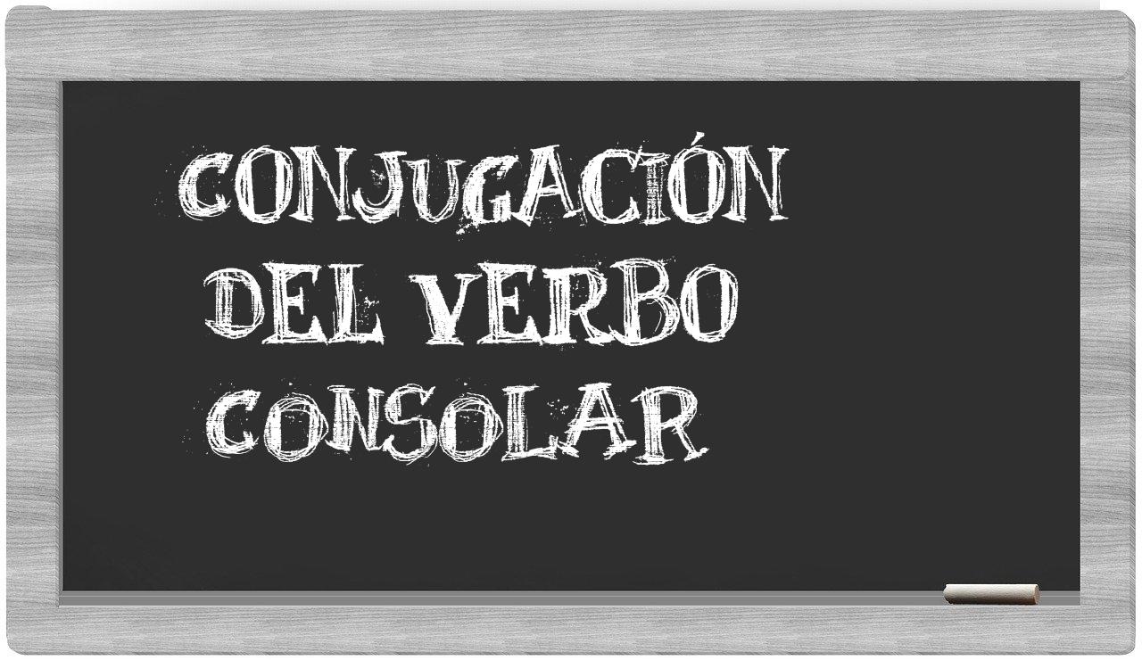 ¿consolar en sílabas?