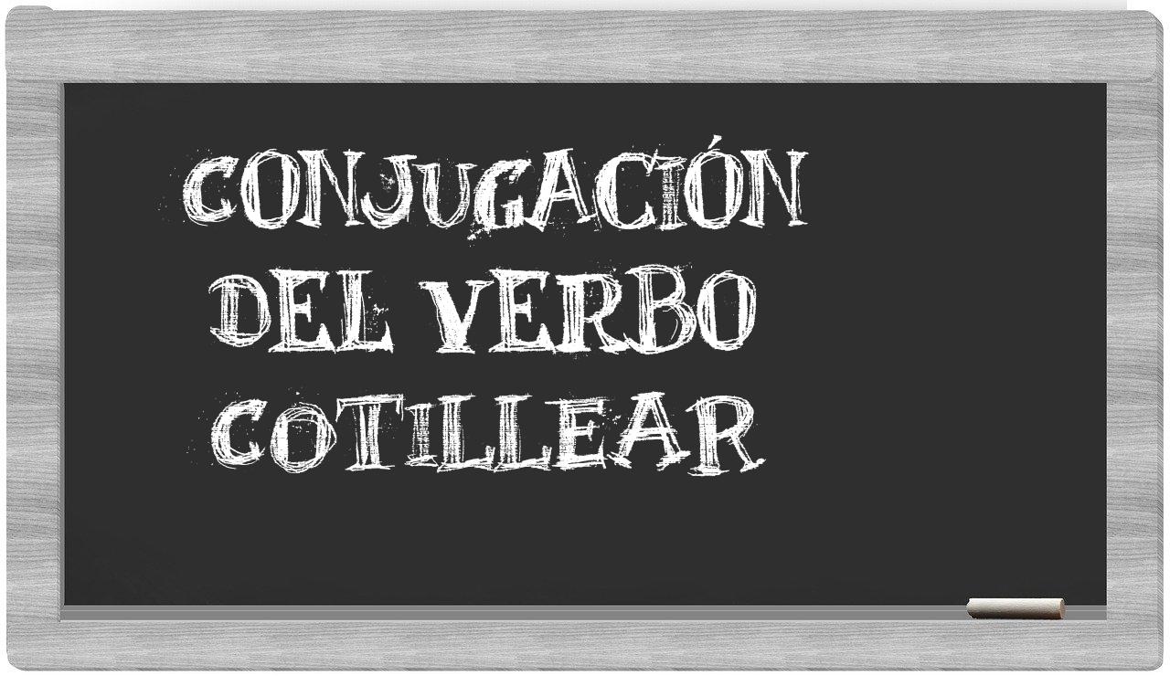 ¿cotillear en sílabas?