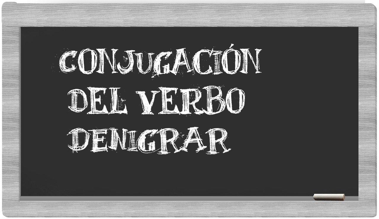 ¿denigrar en sílabas?