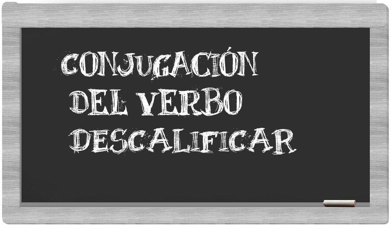 ¿descalificar en sílabas?