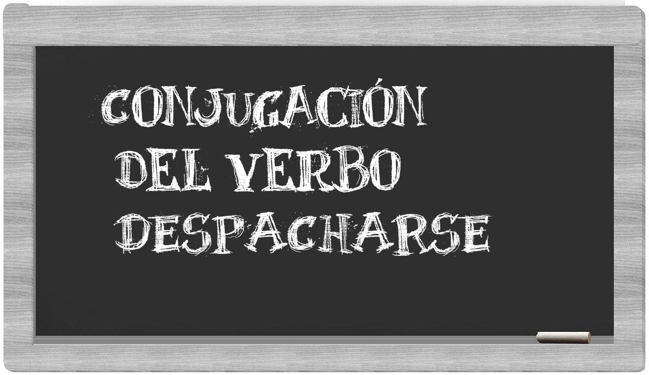 ¿despacharse en sílabas?