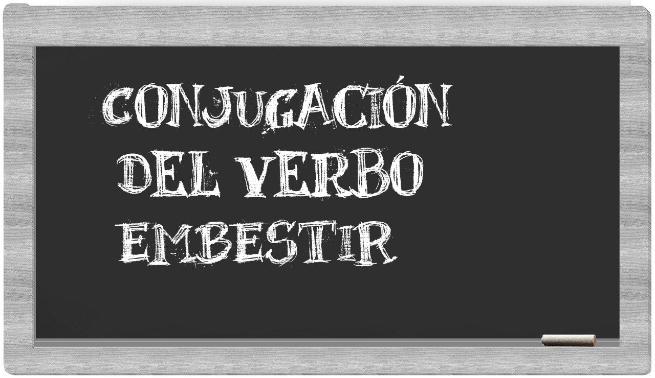 ¿embestir en sílabas?