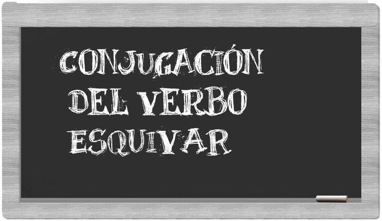 ¿esquivar en sílabas?