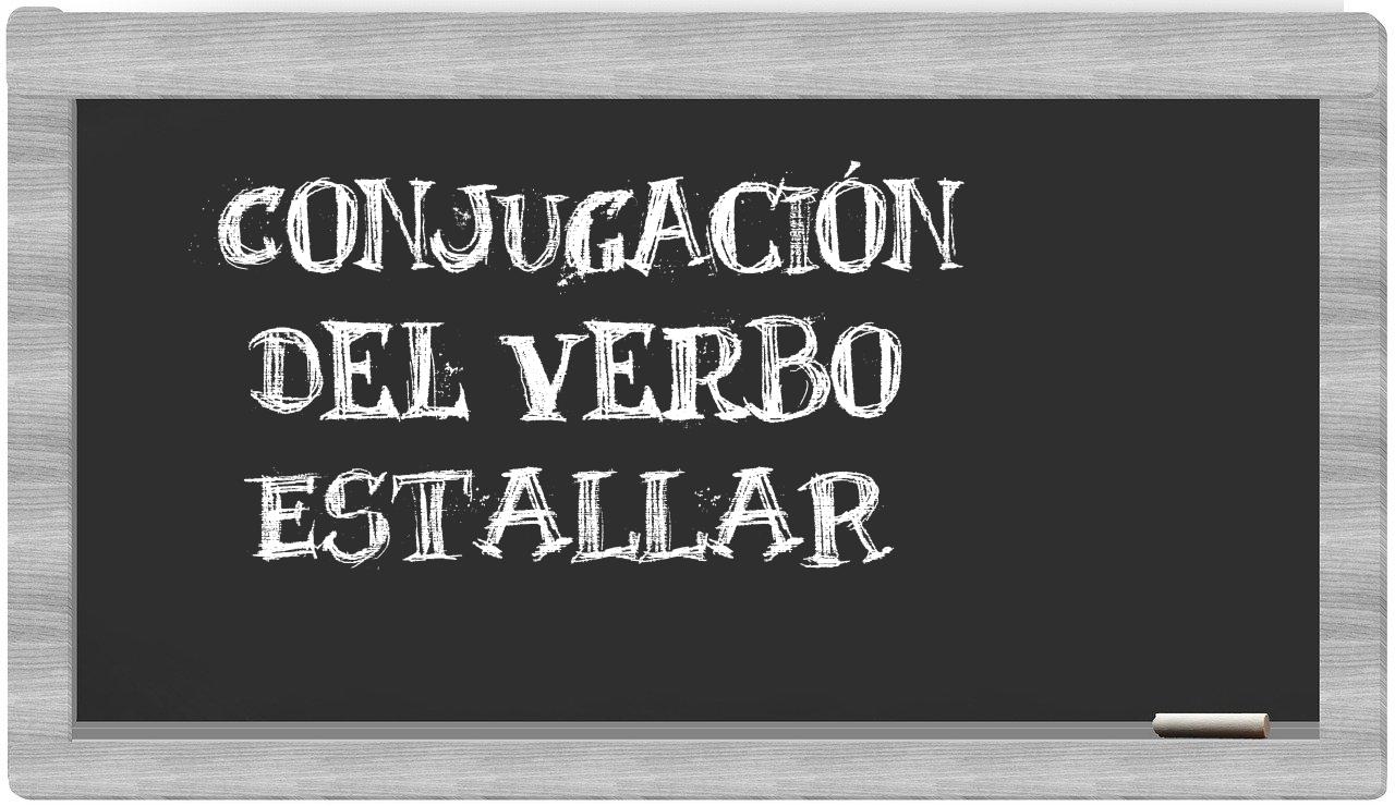 ¿estallar en sílabas?