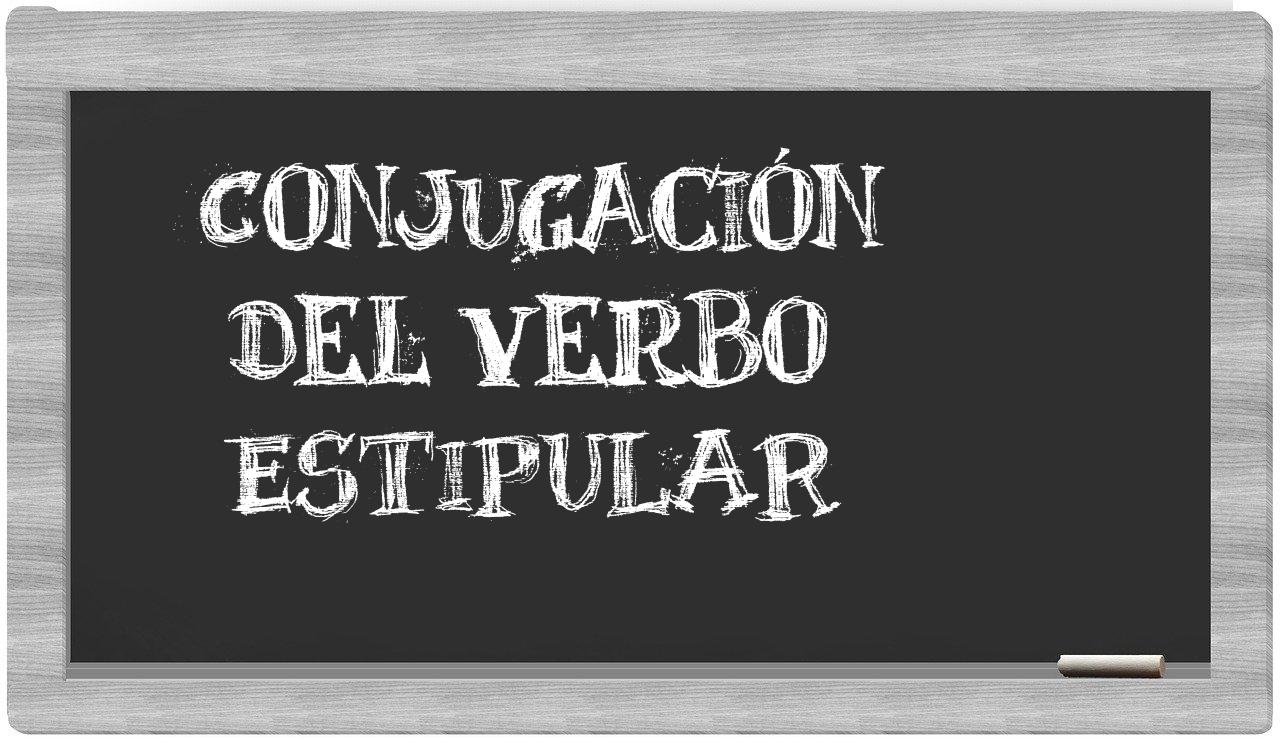 ¿estipular en sílabas?