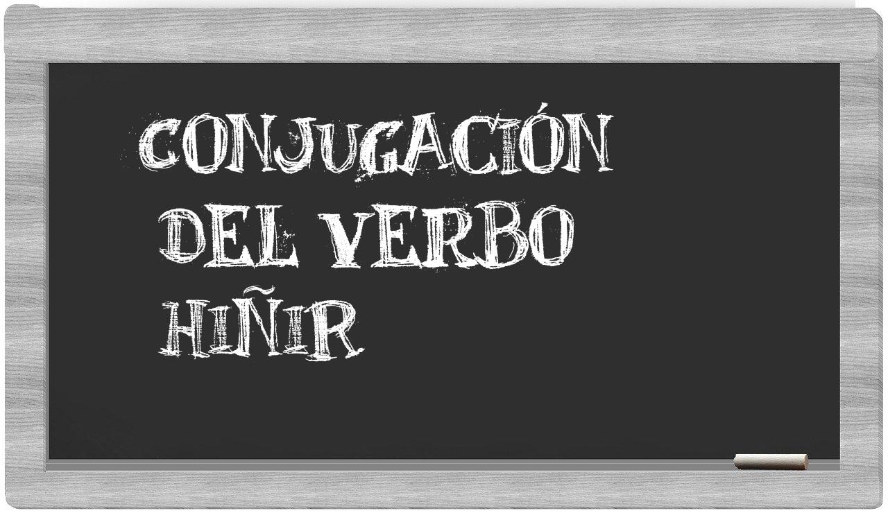 ¿hiñir en sílabas?