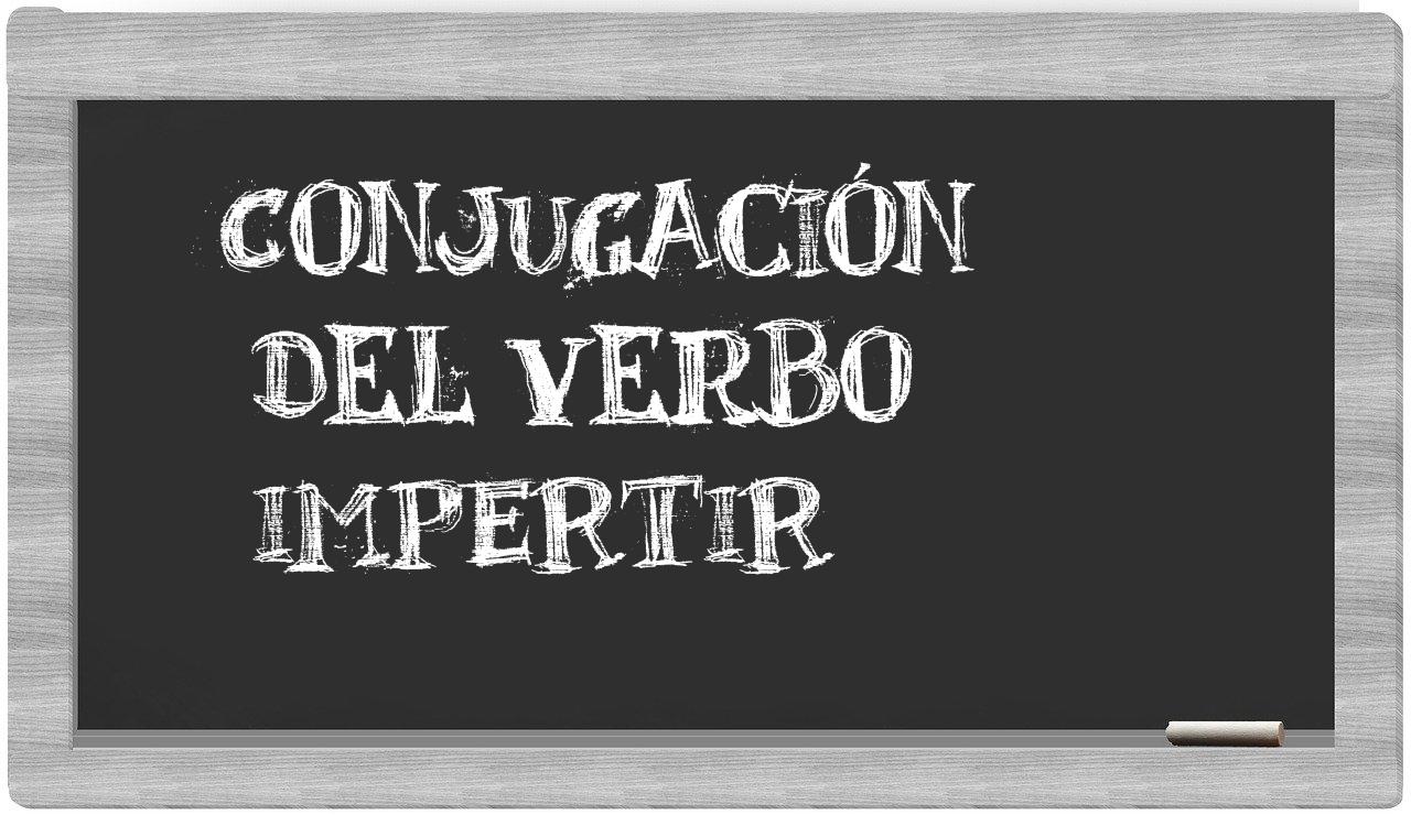 ¿impertir en sílabas?