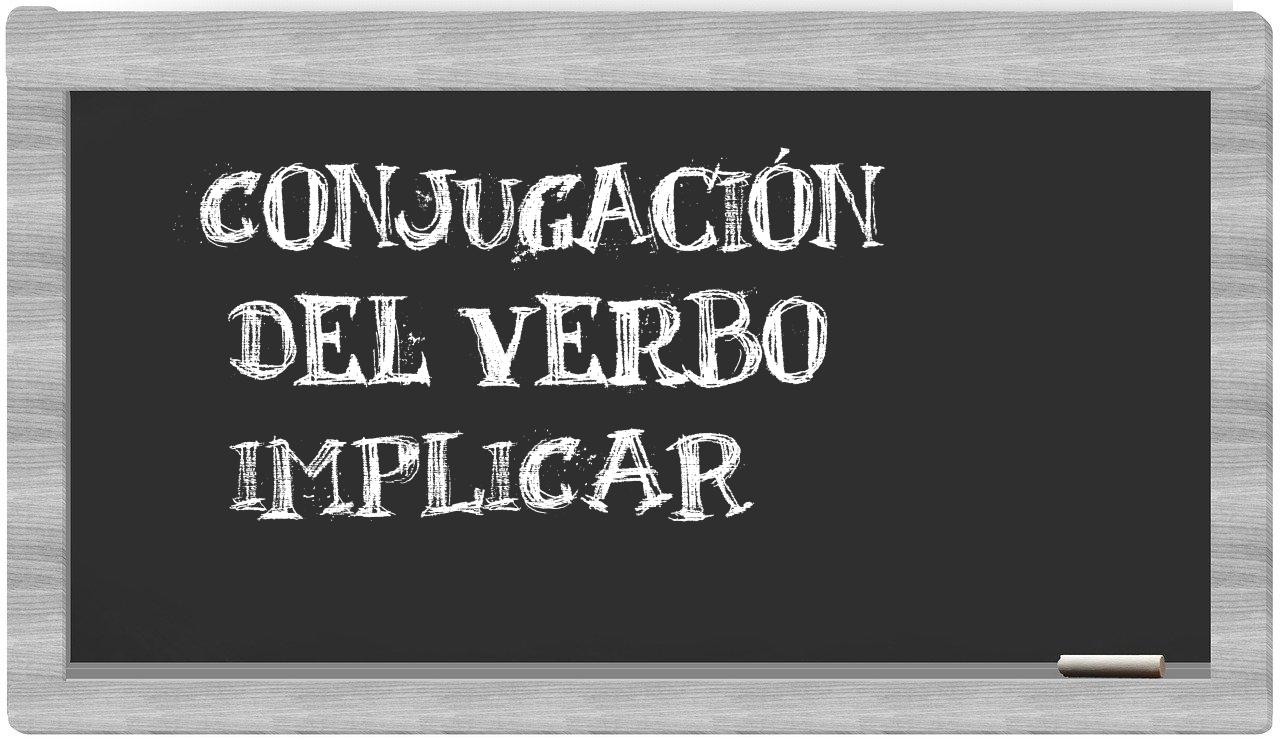 ¿implicar en sílabas?