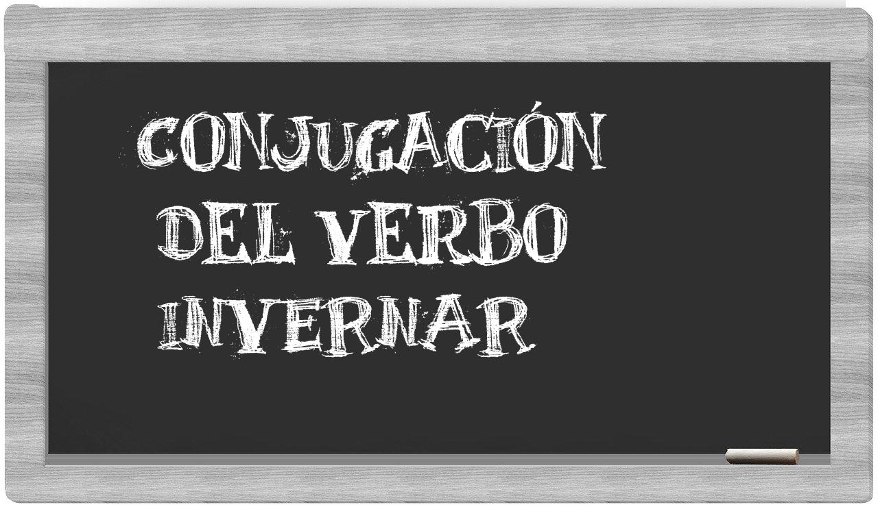 ¿invernar en sílabas?