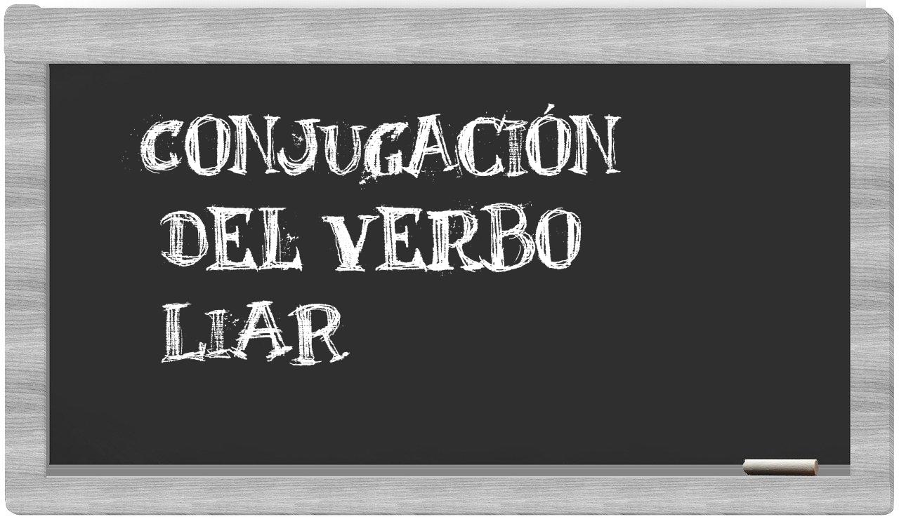 ¿liar en sílabas?