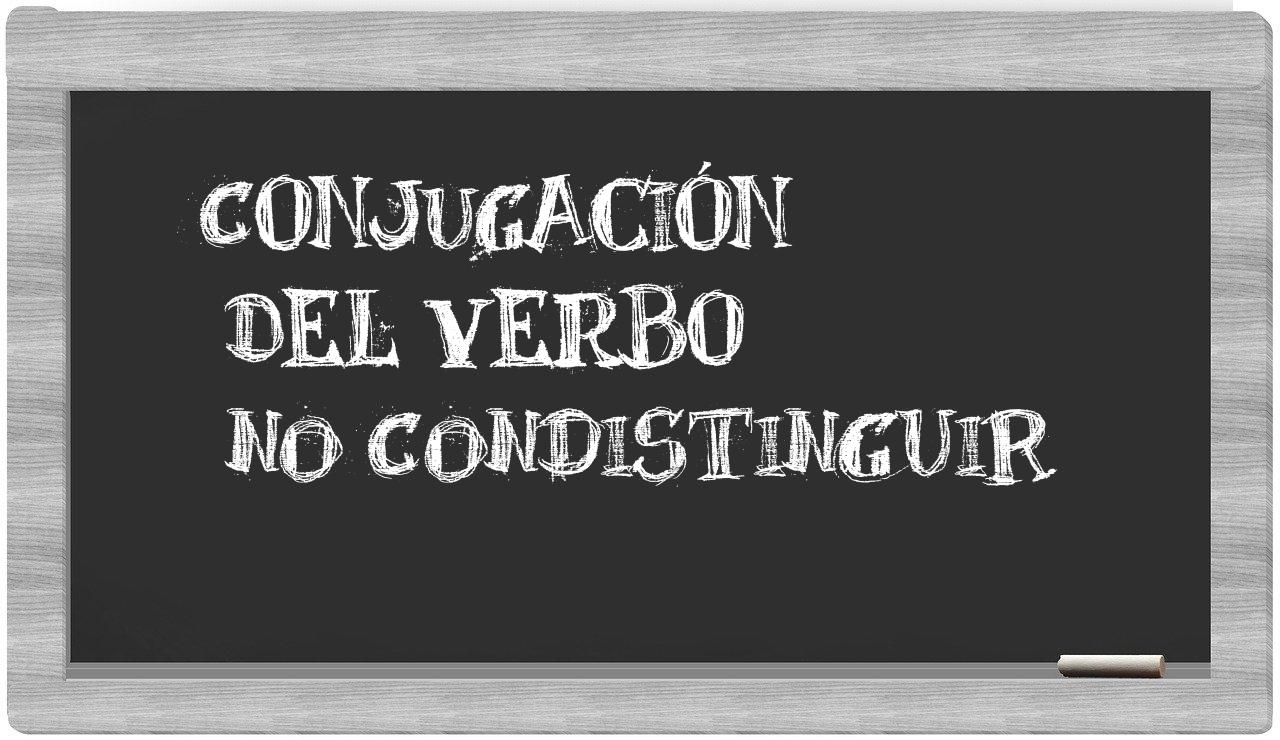 ¿no condistinguir en sílabas?