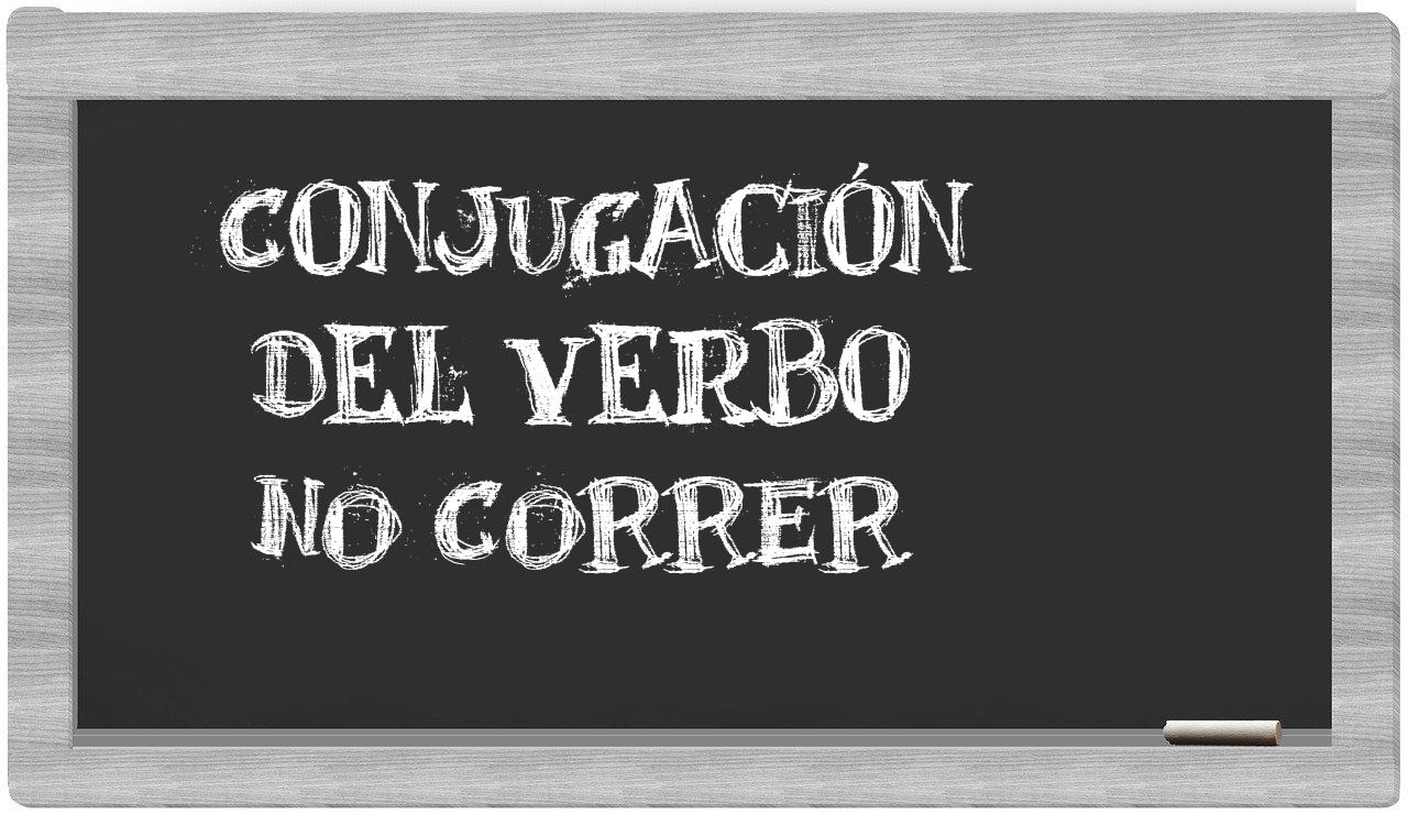 ¿no correr en sílabas?