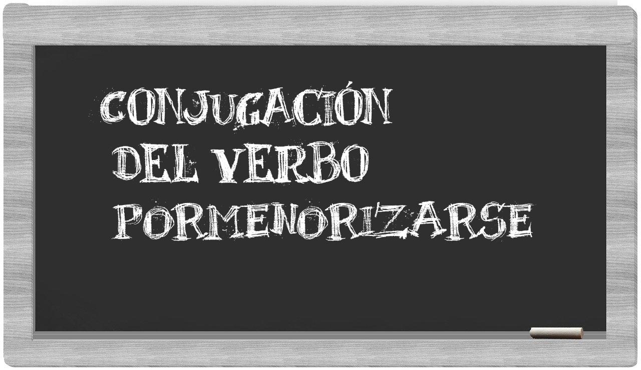 ¿pormenorizarse en sílabas?