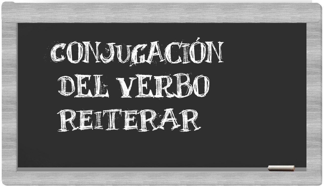 ¿reiterar en sílabas?