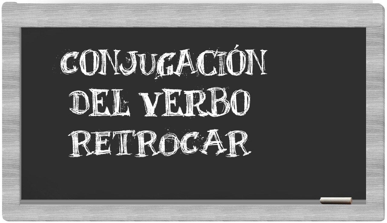 ¿retrocar en sílabas?