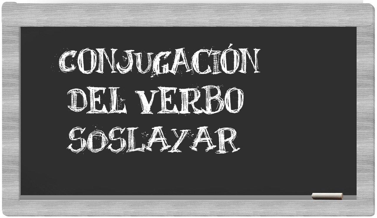 ¿soslayar en sílabas?