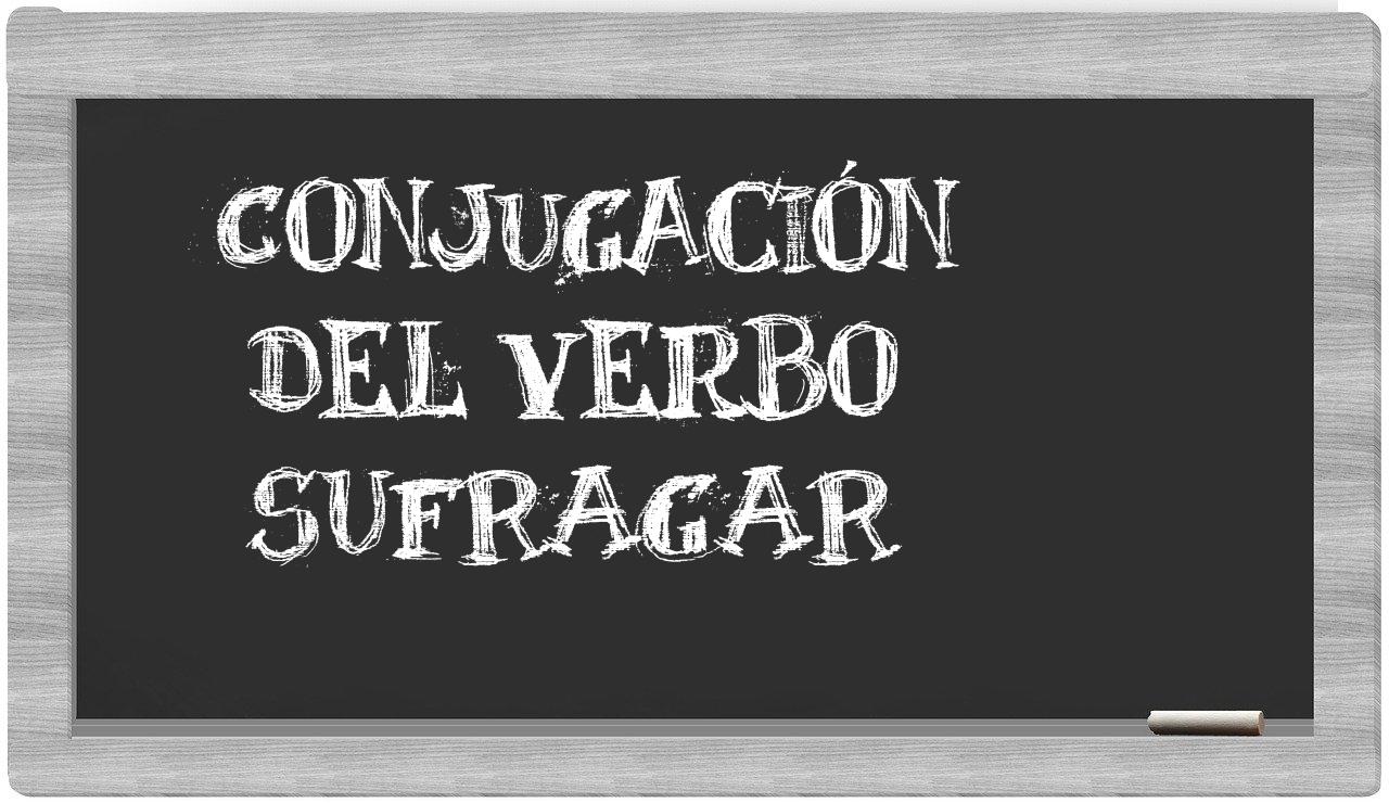 ¿sufragar en sílabas?