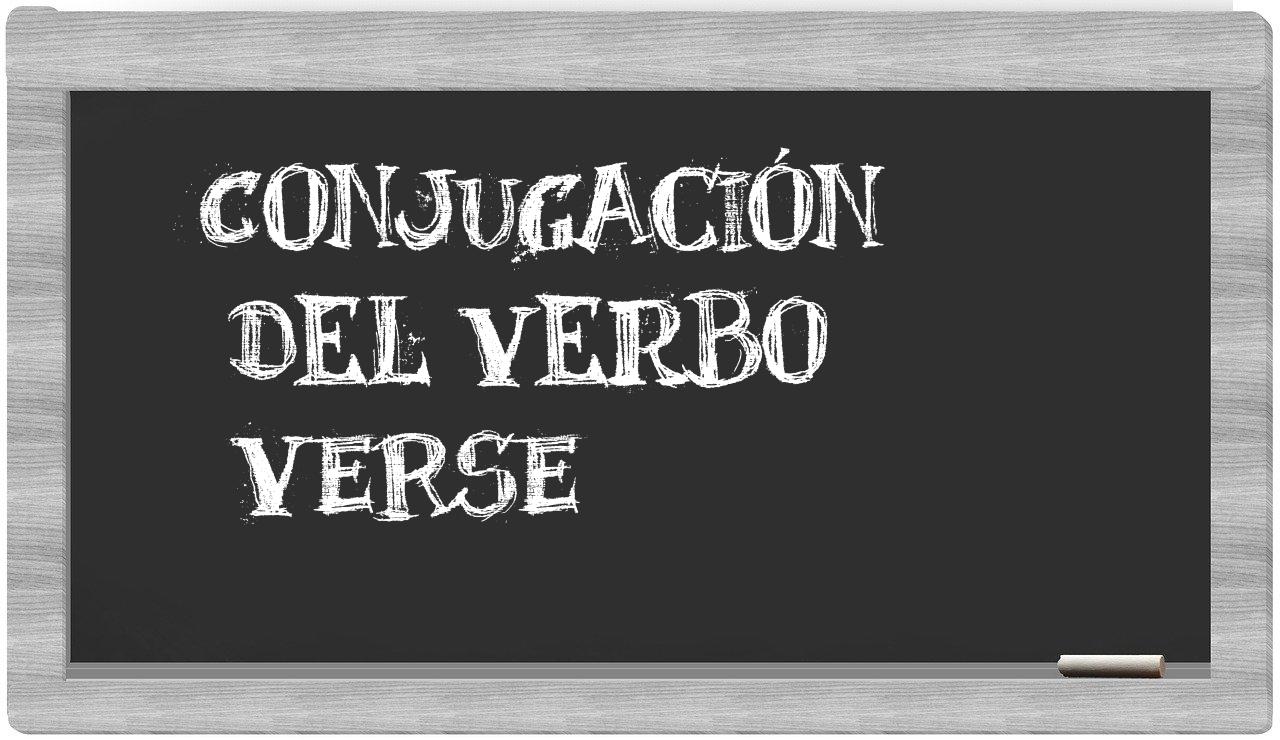 ¿verse en sílabas?